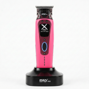 XPRO GMT-999C-PINK-Vector X3.0 Hair Clipper – Powerful Motor 9,500–13,000 RPM