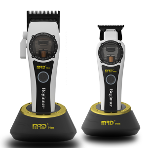 MRDPRO SET HC-999(WHITE) Hair Clipper – High-Speed Trimmer, Edge Liner, 11,000 RPM