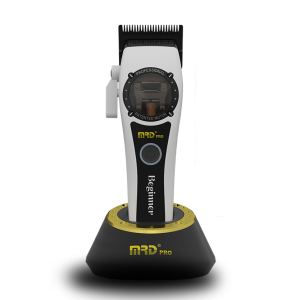 MRDPRO BEGINNER-WHITE-Hair Clipper – Easy to Use, Smooth Performance, Barber-Grade for Beginners