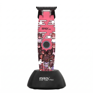 MRD GMT-3969ST-PINK-Limited Hair Trimmer – High-Power Brushless Motor, 7500 RPM Precision Edge Clipper