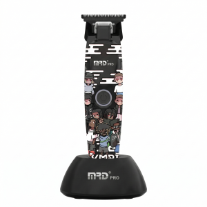MRD GMT-3969ST-BLACK-Limited Hair Trimmer – High-Power Brushless Motor, 7500 RPM Precision Edge Clipper