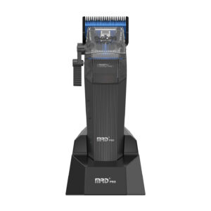 MRDpro CYBORG PRO 2026-BLACK-Professional Cordless Hair Clipper - Full Metal, 3300mAh, BLPU Motor for Barbers