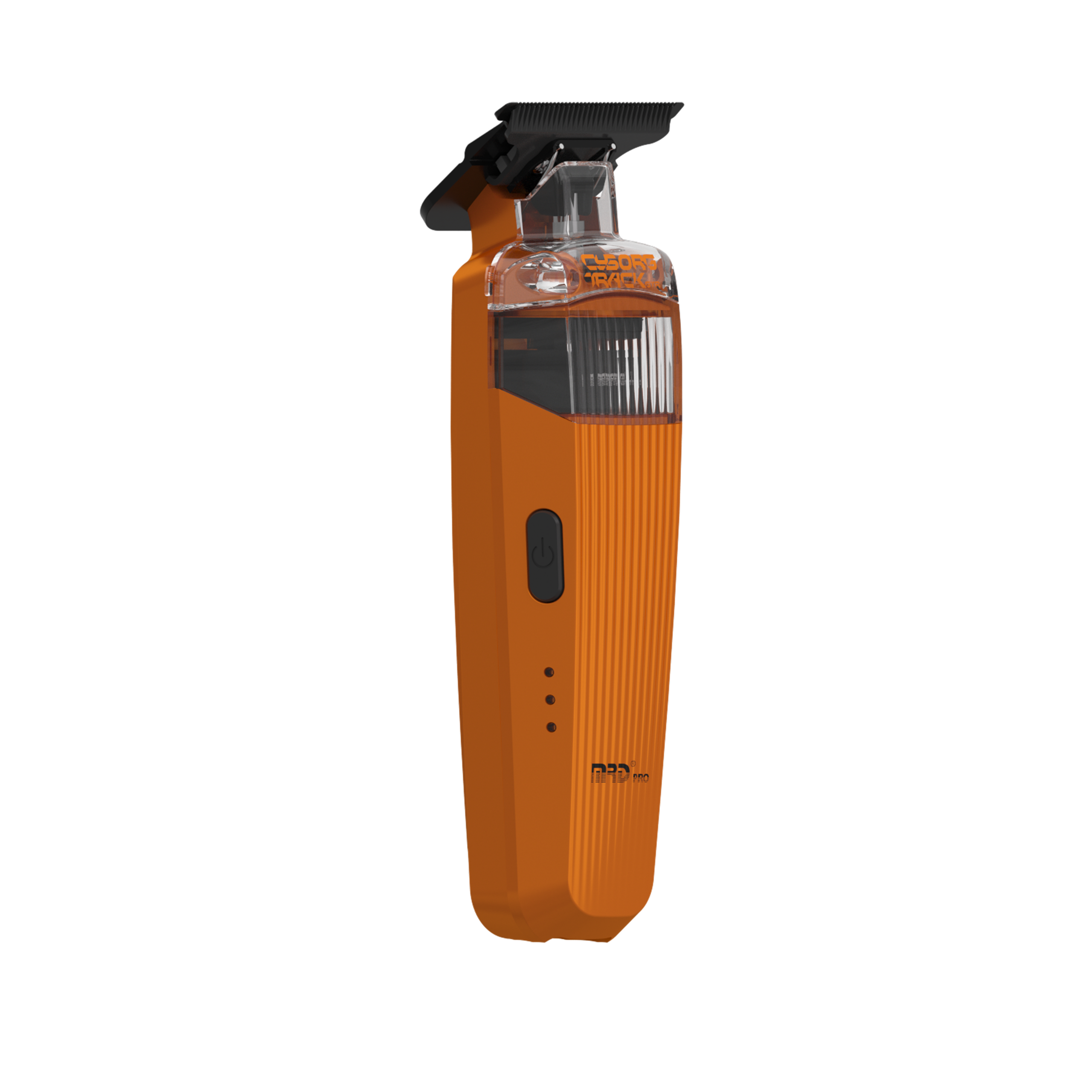 MRD PRO Trimmer CYBORG-ORANGE-Professional Cordless Zero Gapped T-Blade Hair Trimmer - 7200RPM BLPU Motor, DLC Blade & 180 Min Battery - Image 3